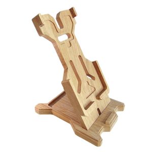 Telefonhalter aus Holz (Eiche)