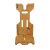 Telefonhalter aus Holz, Eiche (Text eingraviert)