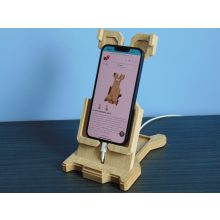 Fa telefontartó, Halas