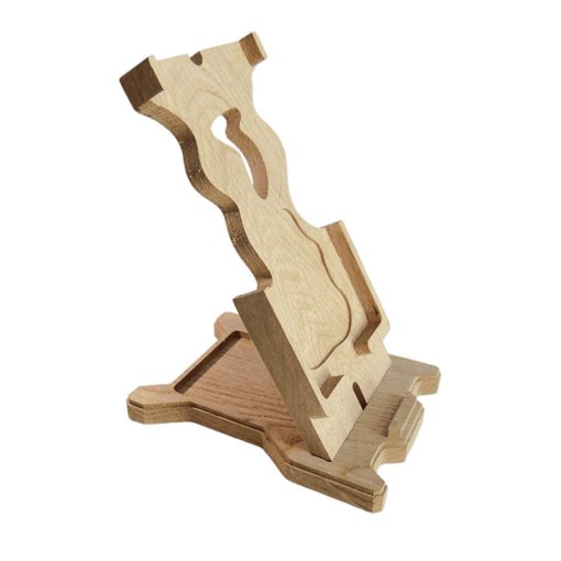 Telefonhalter aus Holz (Eiche)