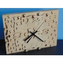 Puzzle mintás Bükkfa óra
