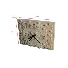 Puzzle mintás Bükkfa óra